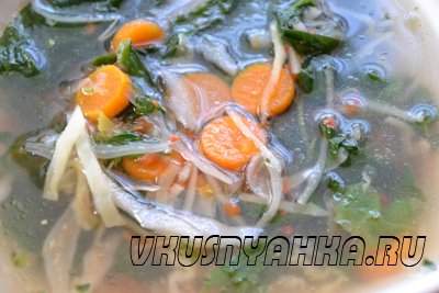 Овощной суп с капустой и шпинатом в мультиварке, приготовление, шаг 4