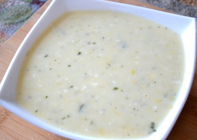 Сырно-кукурузный суп в мультиварке
