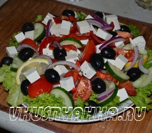 Греческий салат, приготовление, шаг 3