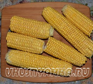 Вареная кукуруза в мультиварке, приготовление, шаг 1