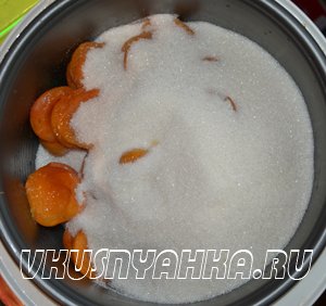 Варенье из абрикосов в мультиварке, приготовление, шаг 2