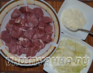 Запеченный картофель с мясом, приготовление, шаг 1