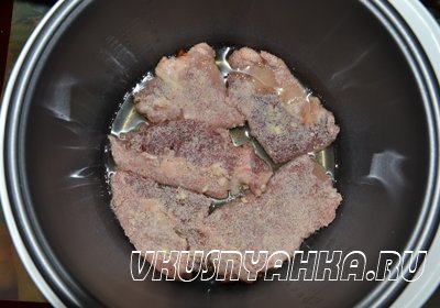 Рецепт свиных отбивных в мультиварке, приготовление, шаг 8