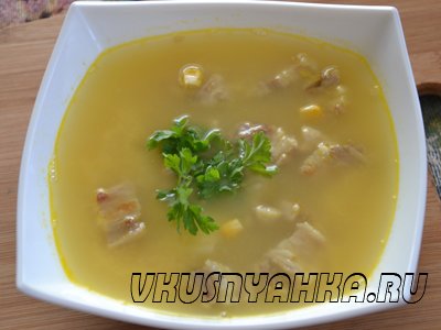 Суп с кукурузой и беконом в мультиварке, приготовление, шаг 5