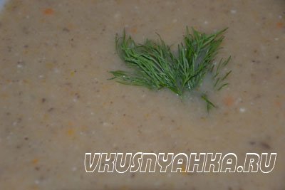 Суп-пюре из шампиньонов и плавленым сыром  в мультиварке, приготовление, шаг 5