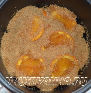 Карамелизированные апельсины в мультиварке, приготовление, шаг 2