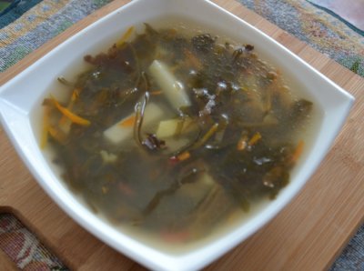 Суп из морской капусты в мультиварке