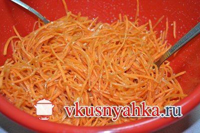 Морковь по-корейски, приготовление, шаг 6