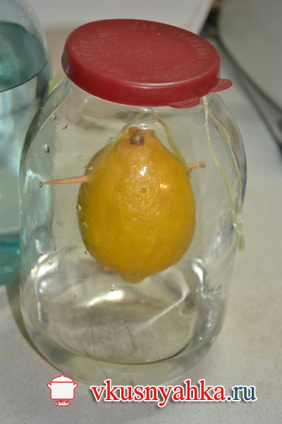Домашняя лимонная настойка на спирте, водке, самогоне, приготовление, шаг 7